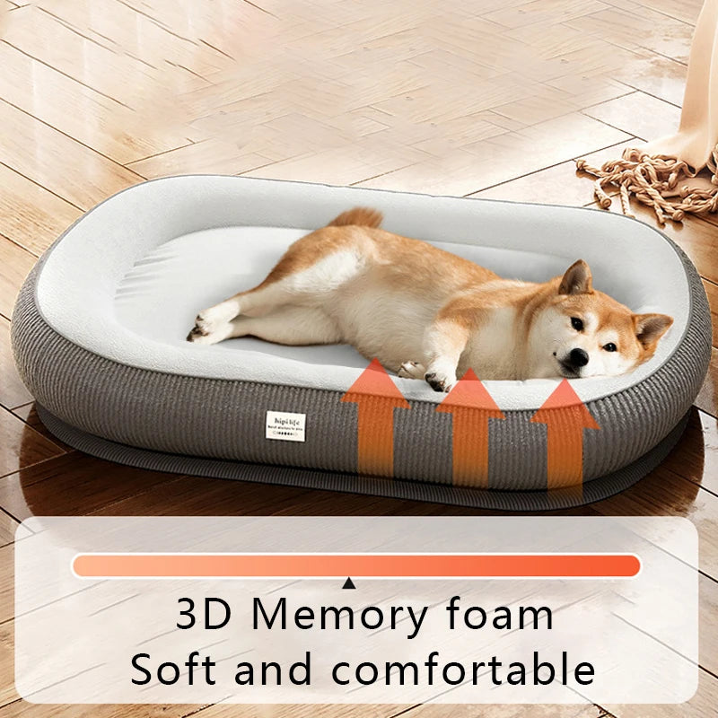 Give your pet the ultimate comfort with this memory foam sleeping mat.