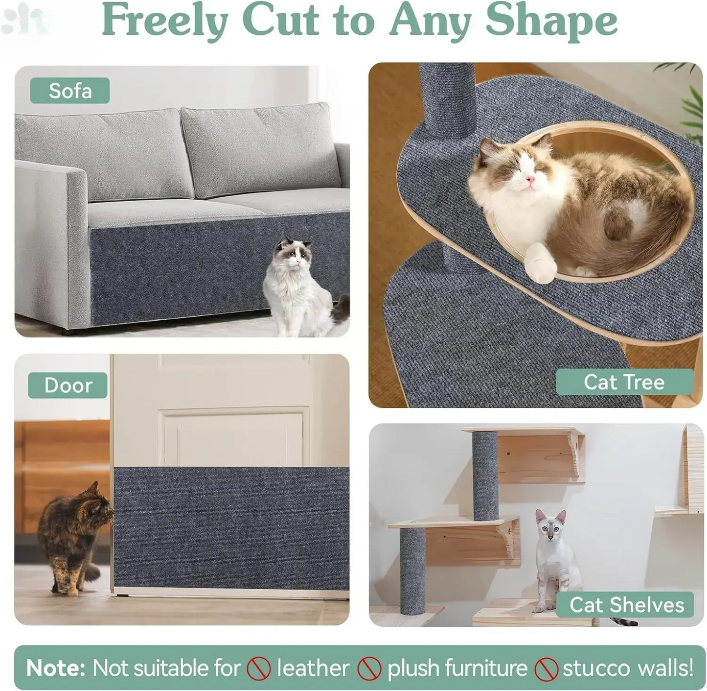 Protect furniture while satisfying your cat’s scratching instincts.