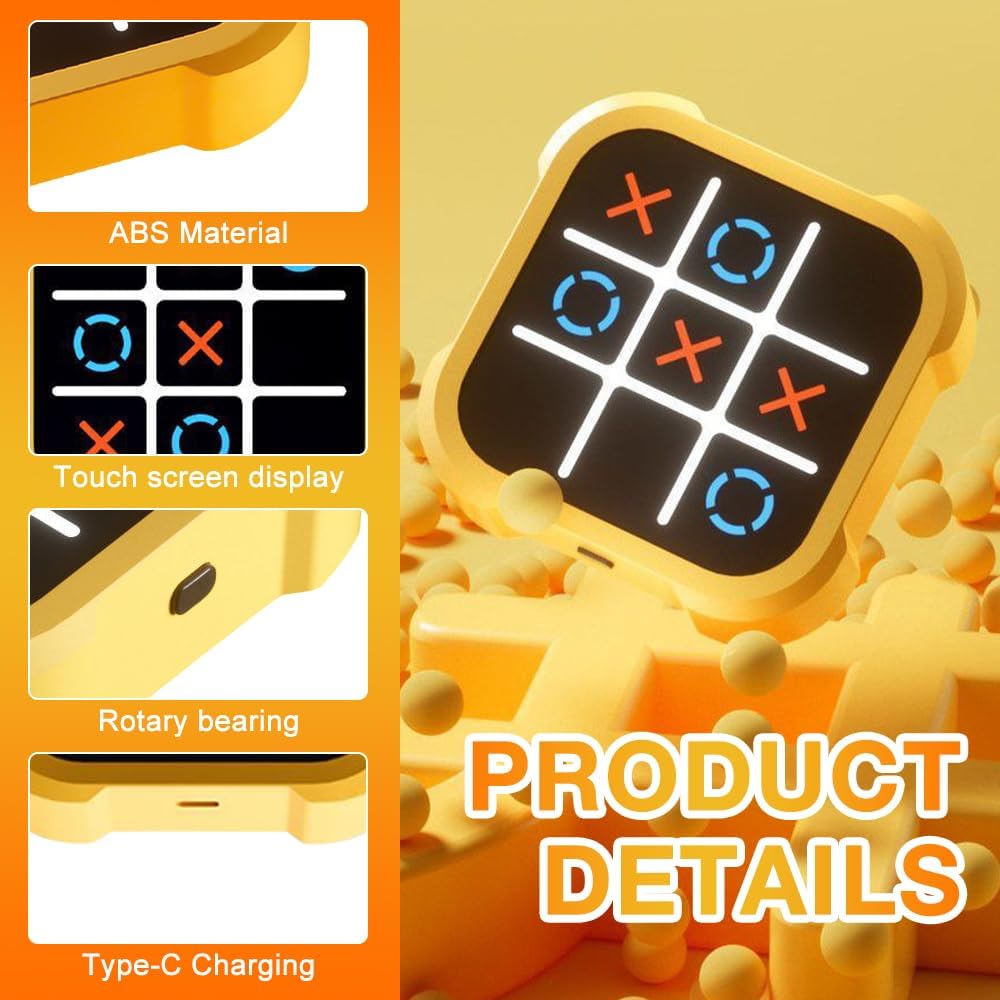 Interactive electronic Tic-Tac-Toe board game with digital display and sound effects for fun gameplay.