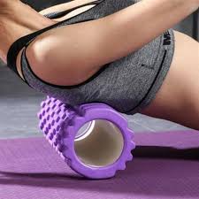 Reduce muscle tension and improve flexibility with this high-density foam roller.