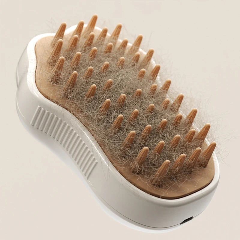 Advanced electric steam brush for deep cleaning and removing stubborn pet hair and dirt.