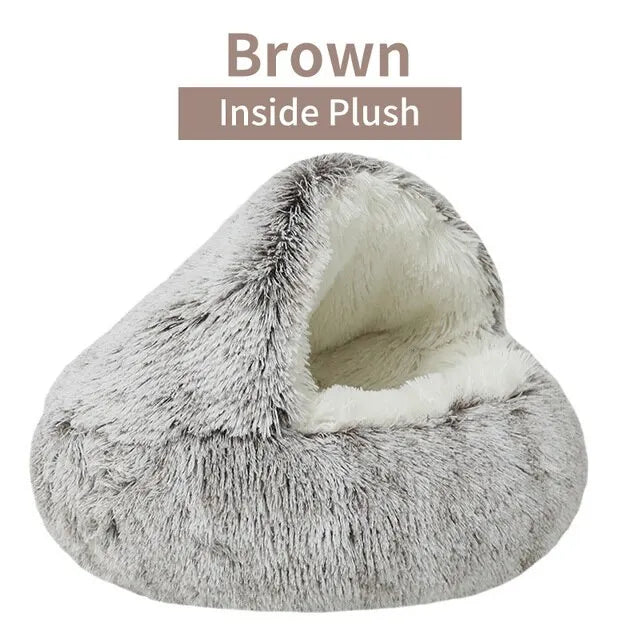 CozyNest – Soft Plush Pet Bed with Cover