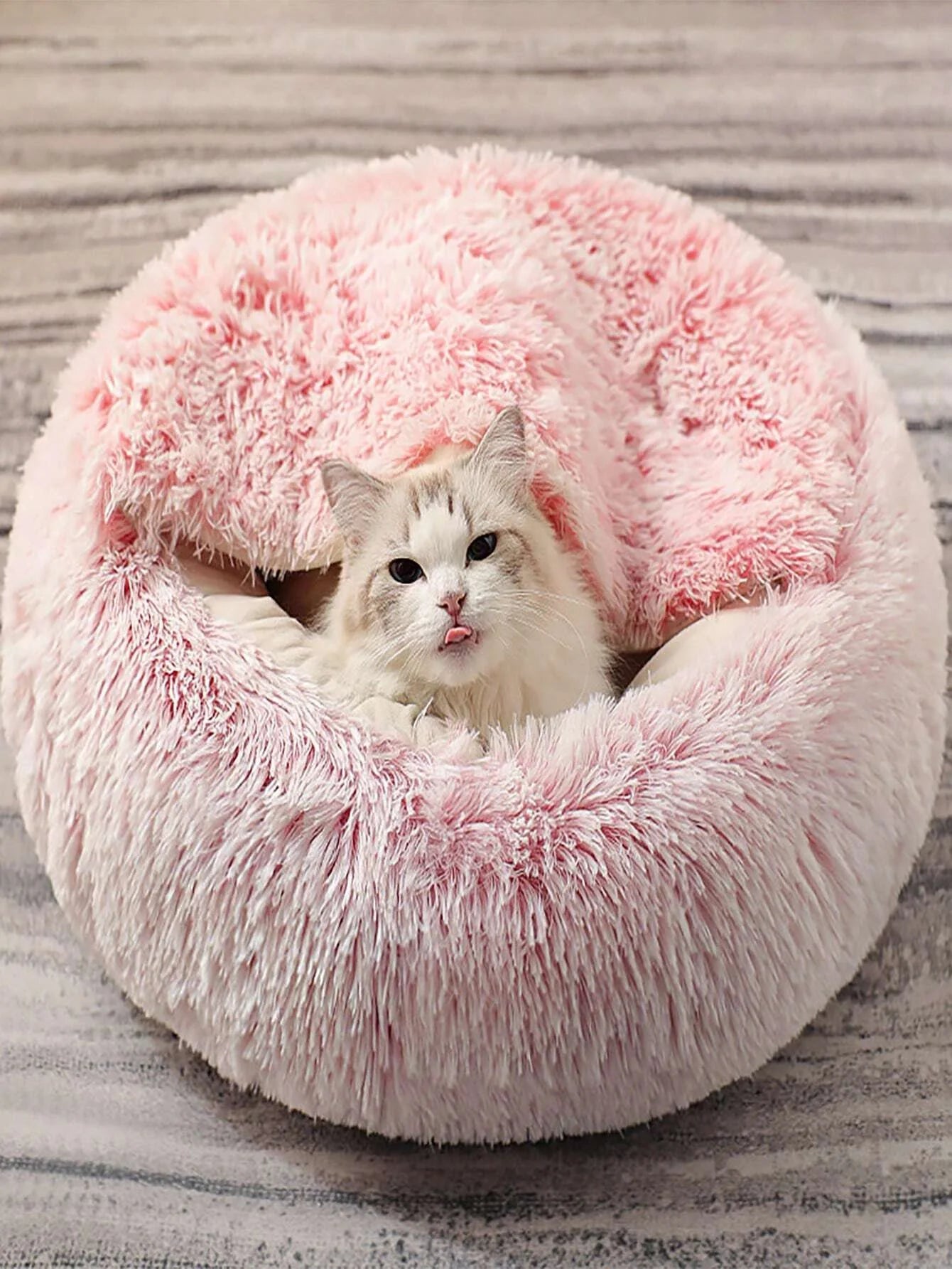 CozyNest – Soft Plush Pet Bed with Cover