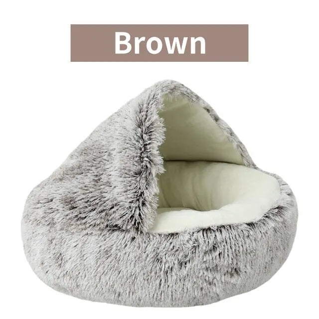 CozyNest – Soft Plush Pet Bed with Cover