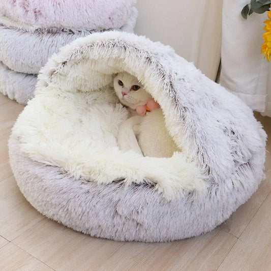 CozyNest – Soft Plush Pet Bed with Cover