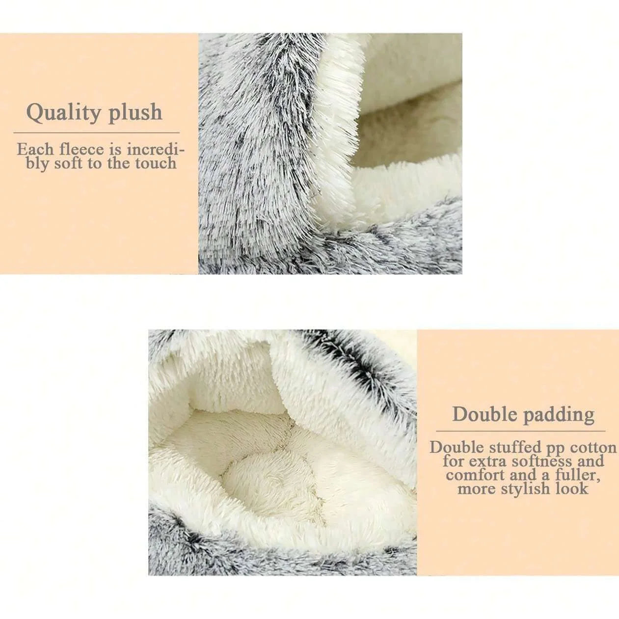 CozyNest – Soft Plush Pet Bed with Cover