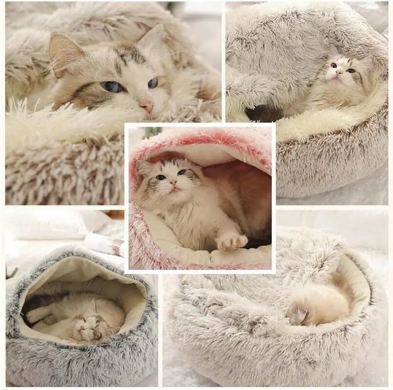 CozyNest – Soft Plush Pet Bed with Cover