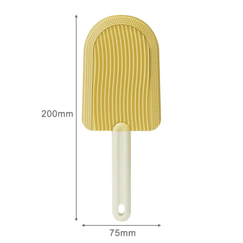 Gentle hair removal comb designed for shedding control and smooth grooming of pets.