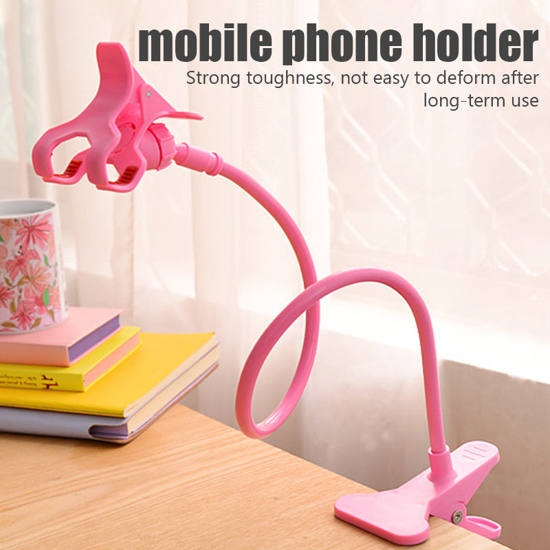 Flexible Gooseneck Clip Holder – Adjustable Clamp Mount for Phones, Tablets, or Small Devices